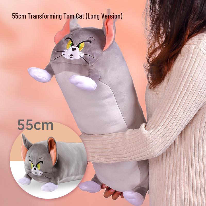 Tom and Jerry Transforming Tom Cat Plush Pillow Doll - Cute Sleep Companion