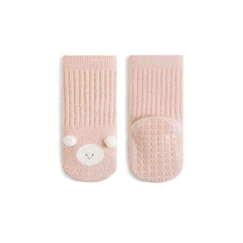 Winter New Thickened Warm Coral Fleece Baby Long Socks Newborn Kids Cute Warmer Knee Socks Girls Infant Boys Boneless Socks