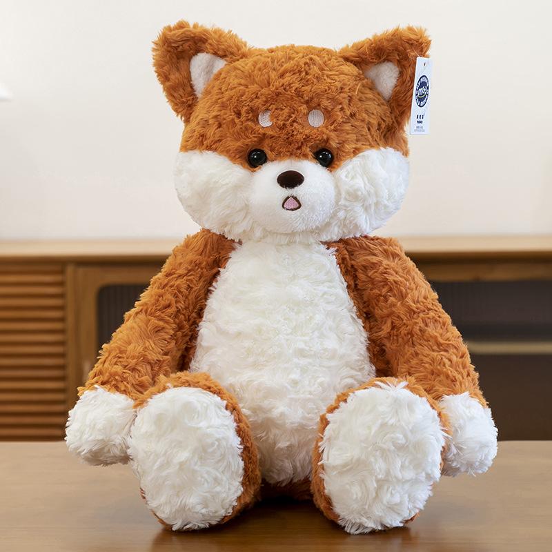 

Мультяшные Глупые Плюшевые Игрушки Динозавры Детские Подарки на День Рождения Девочкам Офисная Подушка Овен Лиса Кукла Щенок 45cm【0.33kg】