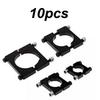 10PCS Aluminum Alloy  8mm10mm 12mm 14mm 16mm 20mm 22mm 25mm 30mm  Pipe Clamp Tubing Clip Carbon Tube Fixture Fastener for Plant