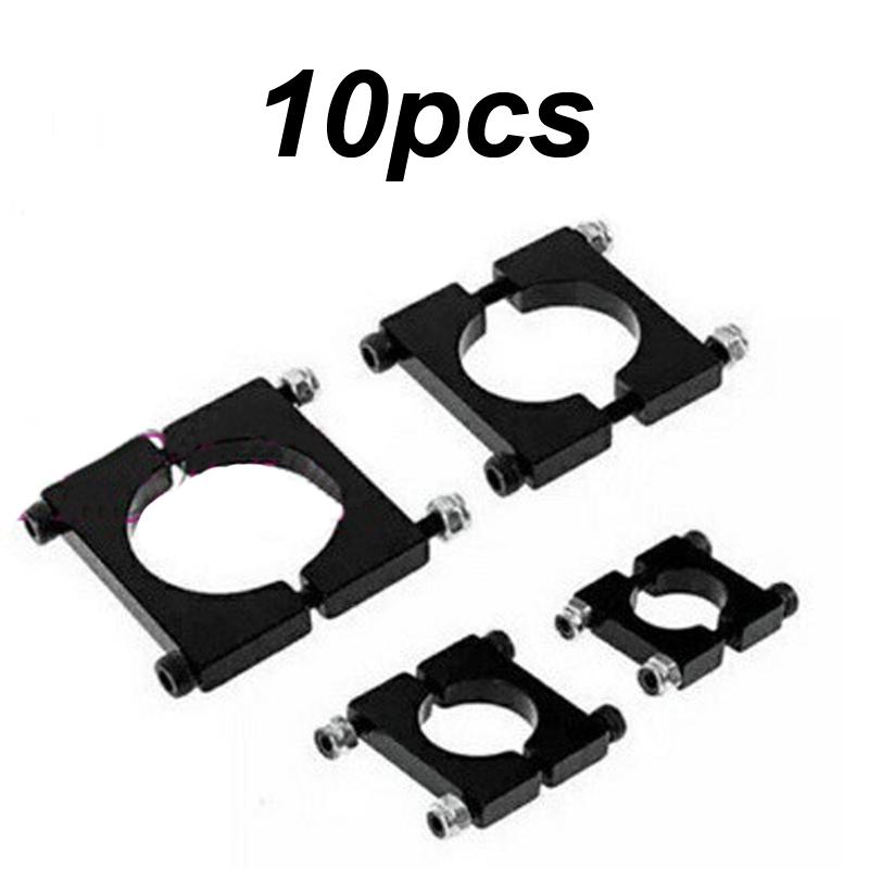10PCS Aluminum Alloy  8mm10mm 12mm 14mm 16mm 20mm 22mm 25mm 30mm  Pipe Clamp Tubing Clip Carbon Tube Fixture Fastener for Plant