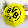 BVB, Dortmund Automatic Opening and Closing, 8 Rib Structure Portable Umbrella, Suitable for Men and Women In All Seasons  Perfect Gift for
