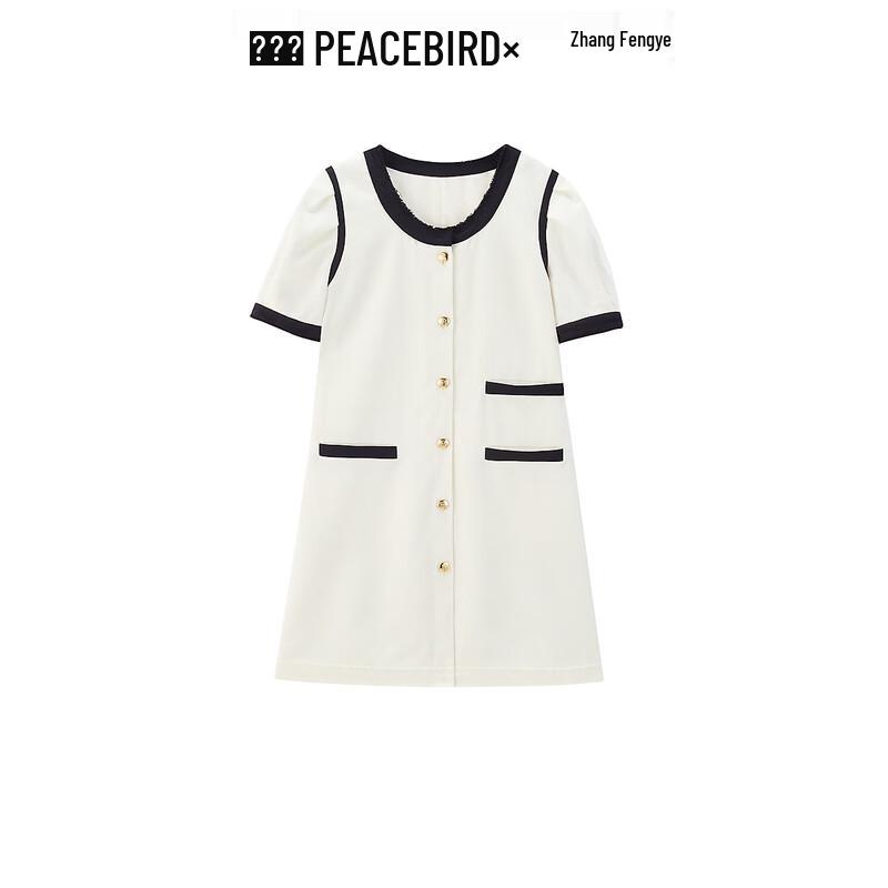 

PEACEBIRD Women s Little Xiang Style Short Sleeve Dress L