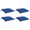 VidaXL Set of 4 Pallet Cushions, Waterproof Seat Pad, Garden Cushion, Outdoor Decoration Terrace, Blue 361538