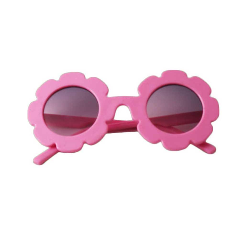 Kids Sun Flower Eye Protection Glasses Performance Decor Goggles Prop for Girls Boys
