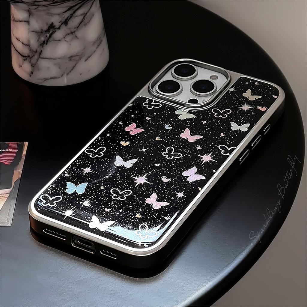 Star Color Butterfly Use 16 Apple 15 Pro Max Mobile Case IPhone 14 Drop Glass Powder 1315 Hard Huawei