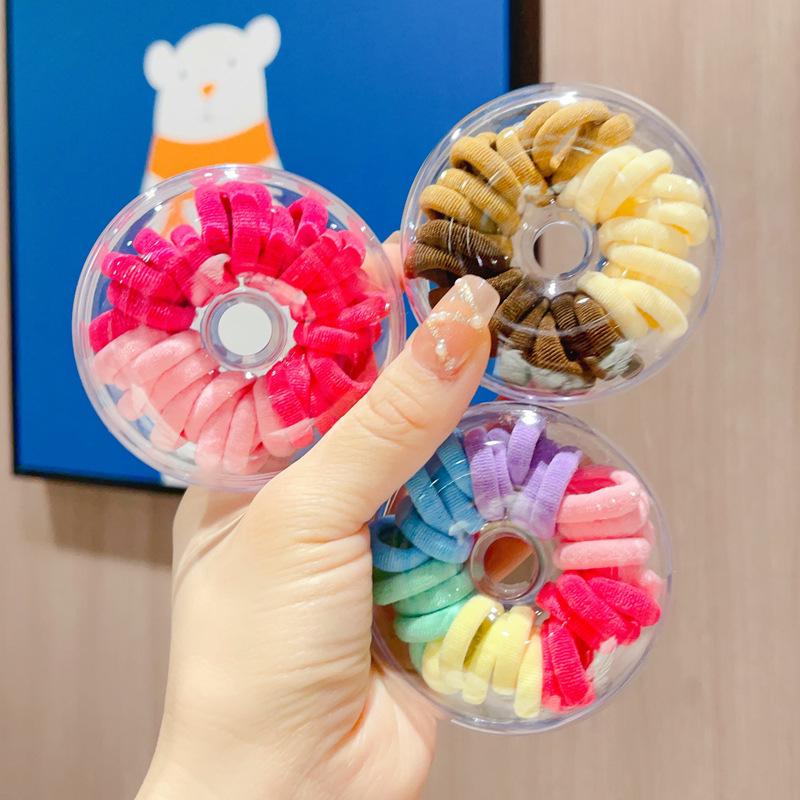Children's Seamless High-Elasticity Hair Ties - No Damage Rubber Bands for Girls