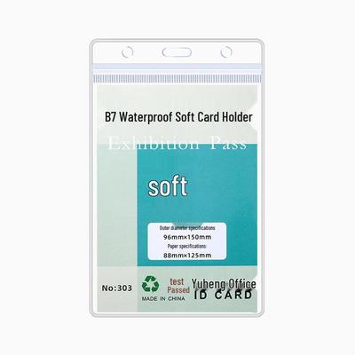 Waterproof PVC Badge Holder for ID Cards and Name Tags