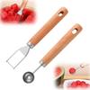 Stainless Steel Watermelon Cutter And Fruit Slicer Tool - 3-In-1 Melon Baller Fruit Carving Knife & Scooper For Home Kitchen