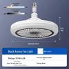 Smart 30W E27 Screw Base Dimmable Fan Light with Remote Control