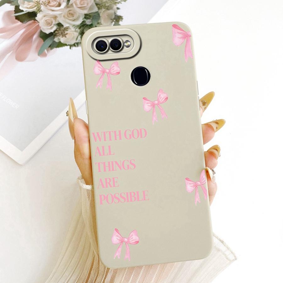 

For OPPO F9 F 9 Pro Case CPH1825 Soft Silicone Cover Cute flower Cherry Phone Case For OppoF9 F 9Pro CPH1823 Coque Funda OPPO F9