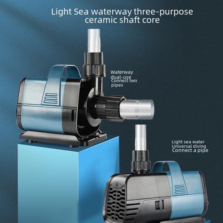 Jingye Multifunction Silent Submersible Water Pump for Fish Tanks - Efficient Circulation and Waste Suction