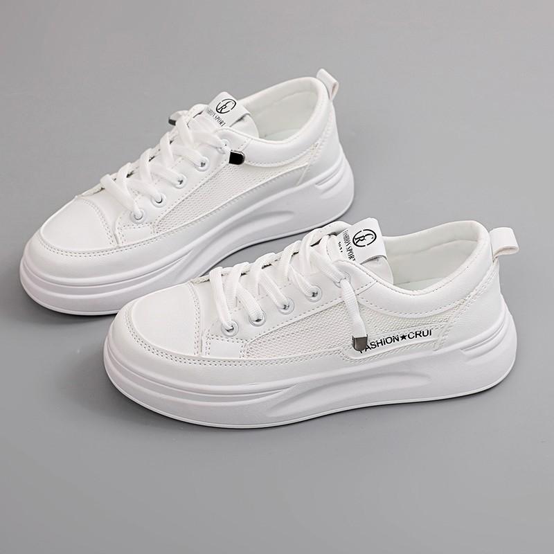 Heightening Small White Shoes Women's Summer New Student Women's Shoes Daily All-match Board Shoes Thick-soled Casual Shoes