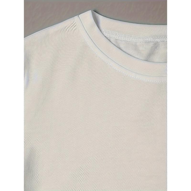 European Size Plus Size, Women's Valentine's Day Heart & Butterfly Graphic T-Shirt - Casual, Round Neck, Short Sleeve with Colorful Print