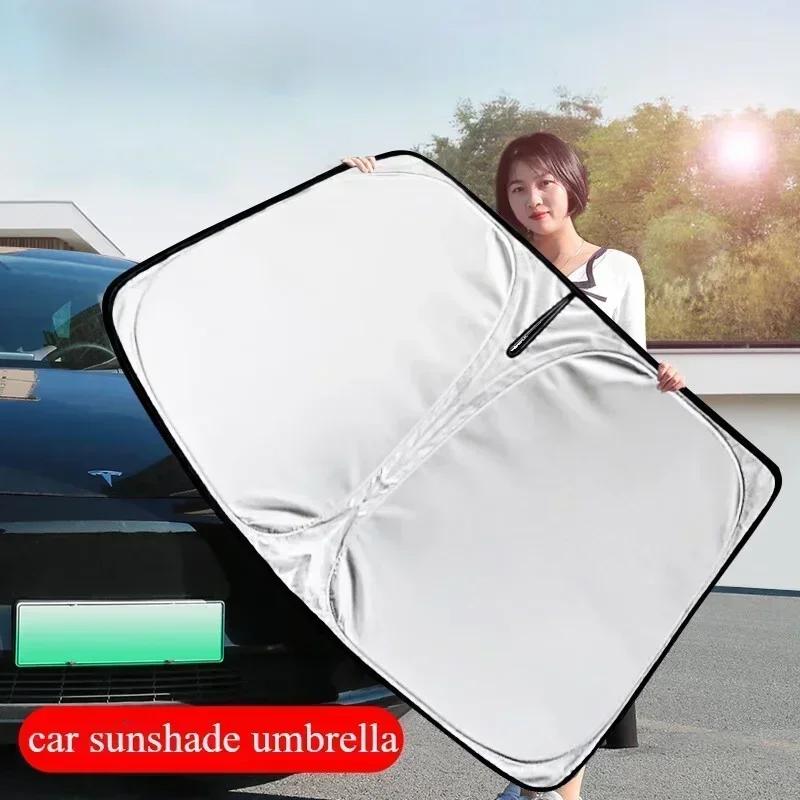 Car Sunshade Front Screen Sunshade Screen Sunblock Heat Shield Front Windshield Sunshade Car Stop Car Interior Window Cover