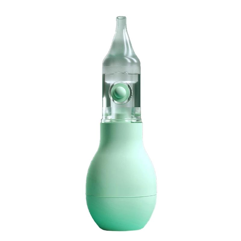 Soft Nasal Aspirator for Baby Nose Vacuum Suction Manual Nose Aspirator Nasal Cleaning Tool Backflow-proof Nose Sucker