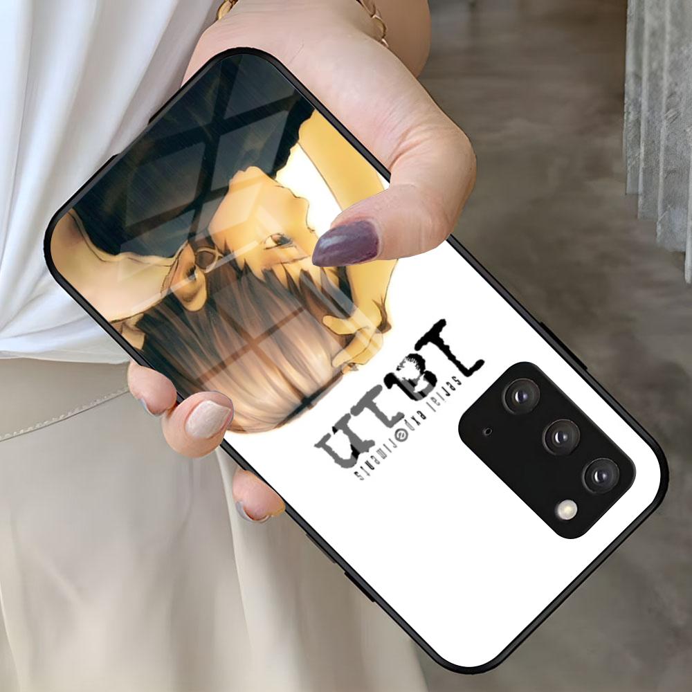 Serial Experiments L-Lain Phone Case For Samsung S26 S25 S24 FE S23 S22 S21 Plus S20 Ultra Note20Ultra Black Glass Cover