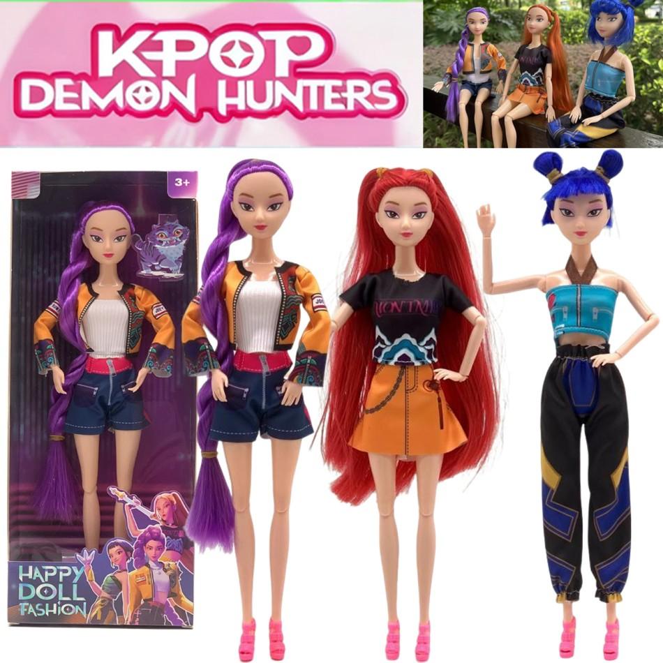 KPop Demon Hunters NEW Anime Doll Vinyl Toy Rumi Mira zoi Character vinyl mask figurine Birthday Gift Fan Club Gifts