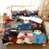 New Flcl Bedding Set Single Twin Full Queen King Size Bed Set Adult Kid Bedroom Duvet Cover Sets 3D Print Bed Sheet Set Kawaii