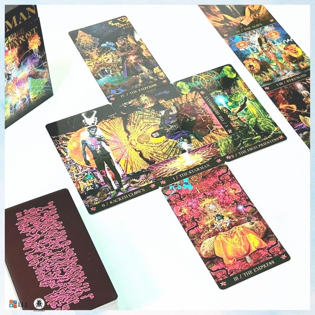 I.I.J Starman Tarot 78-card Deck, Waite Edition, David Bowie Tarot Reading, with Japanese Instruction Manual, Authentic Product
