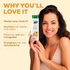 Joy Natural Actives Dandruff Control 4 in 1 Conditioning Shampoo Pack of 2 X 340ml With Argan Ginger Lemon Tea Tree