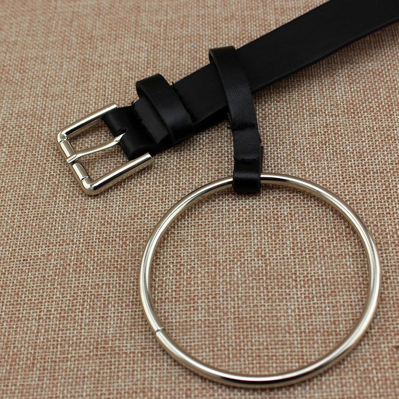 Spring And Summer Popular Dress Decorative Belt Large Ring Women'S Jeans Belt Belt Belt Belt