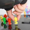 Spielzeug 20 Stück Mini-Saugnapfpuppen Bunt Silikon-Saugnapf Strumpffüller Für Neuheitsgeschenke Lustige Gadgets Partygeschenke Kinder