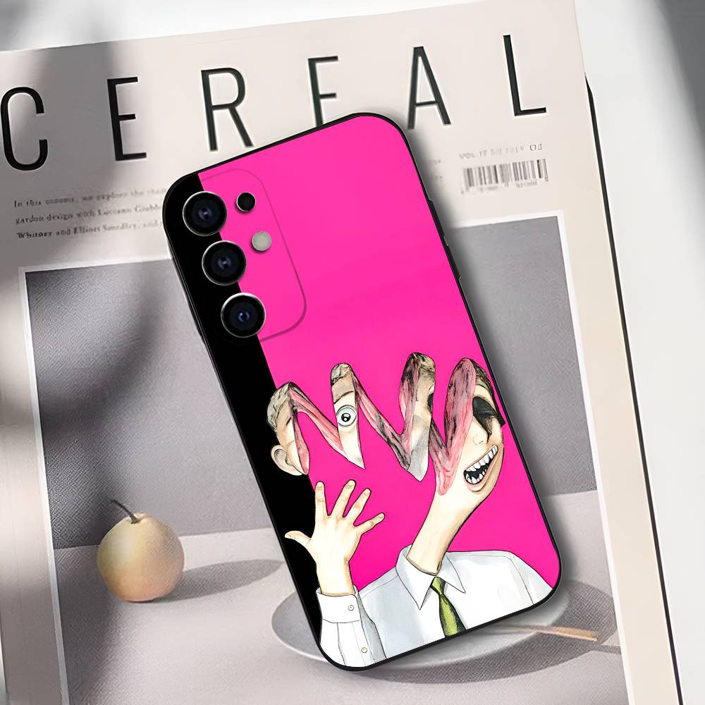 

P-Parasyte Soft Silicone Phone Case for Samsung S25/S24/S21/S22/S23/S30/Ultra/S20/Plus Black Cover Samsung S21plus