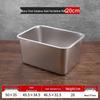 Plat de buffet en acier inoxydable 316L avec couvercle