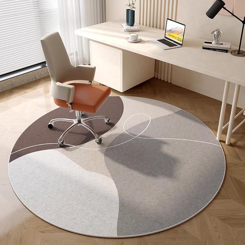 Circular Living Room Carpet Anti Slip Carpet Dirt Resistant and Easy To Maintain Sofa and Coffee Table Carpet