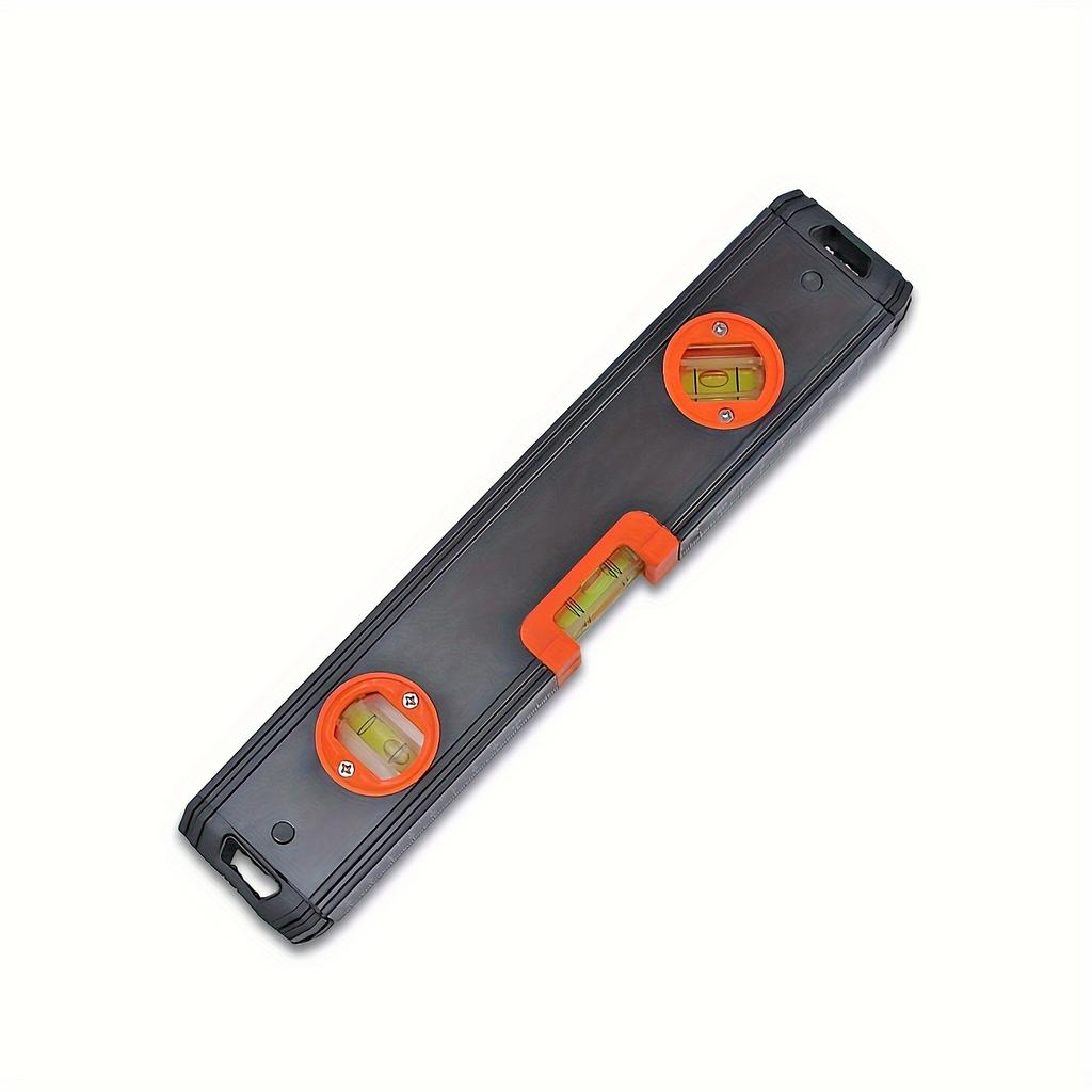 Level Tool,Mechanical Level, Bubble Vials Ruler, Aluminum Alloy Leveler Tool Shock-Resistant for Measuring Plumbing