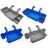 Poolside Storage Basket with Cup Holder Large Capacity Strong Load-bearing Hollow Design Waterproof Swimming Pool Hanging Storage Basket