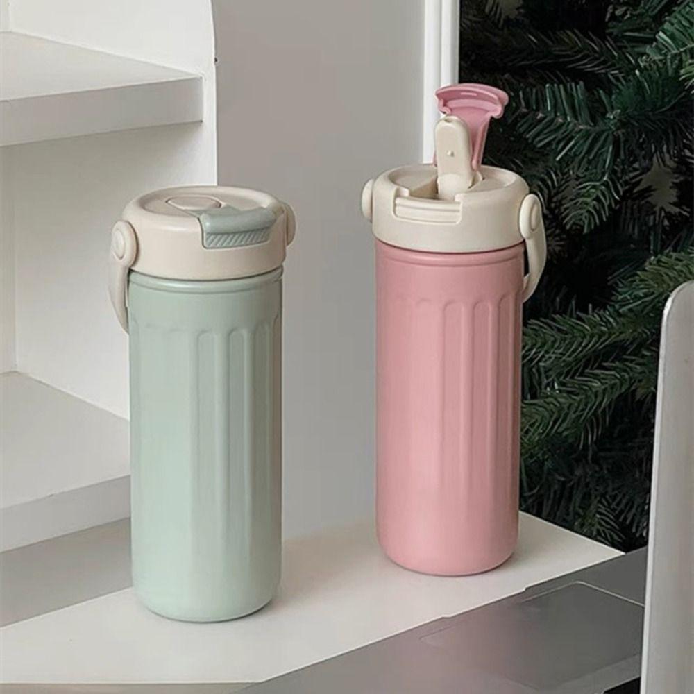 High-Capacity Stainless Steel Thermos Cup Insulation Or Cooling Straw Travel Cup  Outdoors