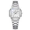 Chenxi Brand Men's Quartz Watch Square Stainless Waterproof Luminous Date Luxury Women's Wristwatch Male Clock Gift For Couple