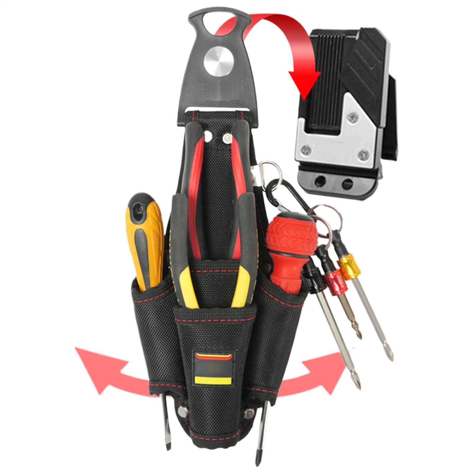 Work Tool Belt Sturdy Tool Pouch Electrician Belt Portable Multifunctional Waterproof Compact Organizer For Repair Maintenance China Mainland