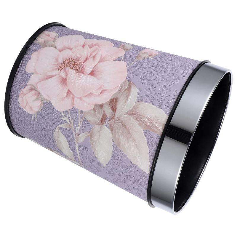 Garbage Can Retro Style Waste Container Living Room Trash Bin Household Office Multifunction