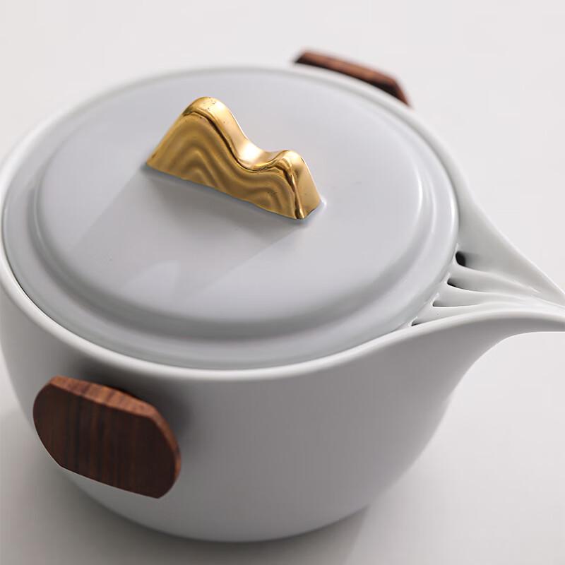 Lan Tai Mountains & Rivers Portable Ceramic Kung Fu Tea Set