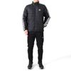 Adidas XL Black Quilted Jacket with Stand Collar and Three Stripes Men's (HL9212)