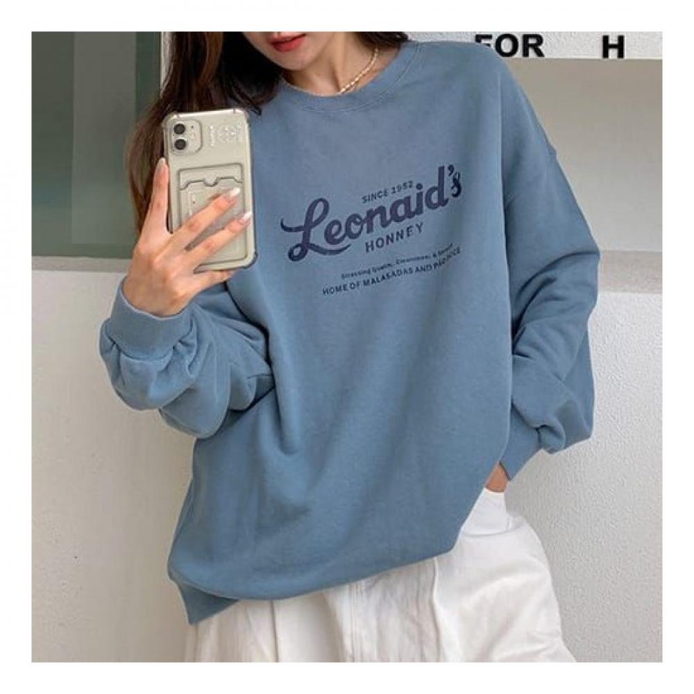 Navava Round Neck Long Sleeve Sweatshirt Nt1464