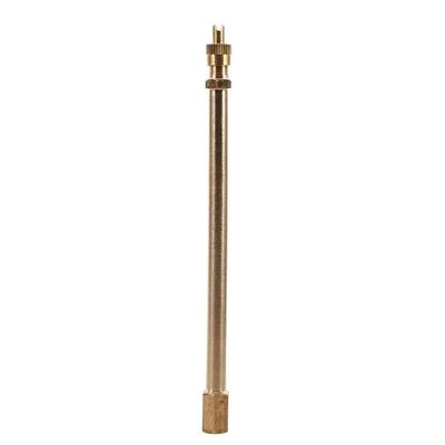 Qiilu Verlängerungsventil Luftventilanschluss Messing Verlängerungsstange Kappe (140 mm)