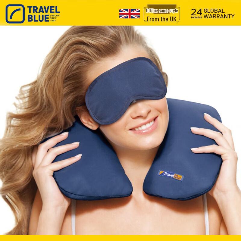 Travel Blue Inflatable U-shaped Travel Pillow Set