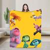 Inside Out 2 Cartoon  Blanket  Travel Office Flannel Throw Blanket For Outdoor Super Warm Custom Quality Bedspread