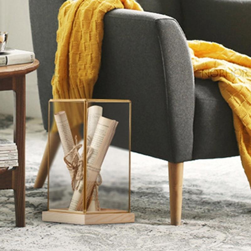 Samlarobjekt Glasmonter Monter för Samlarobjekt Displaylåda Dekorativt Hantverk för Hem och Kontor