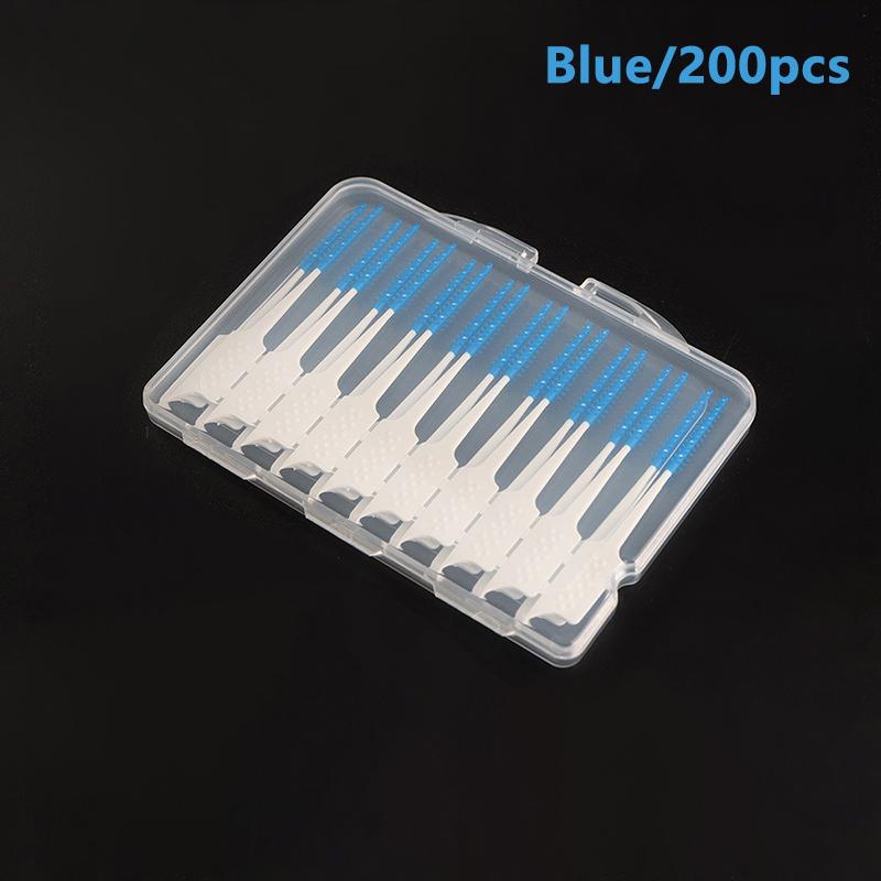 Interdental Brushes Silicone Toothpicks Teeth Floss Oral Hygiene Teeth Cleaning Soft Bristle Clean Between Teeth Toothbrush