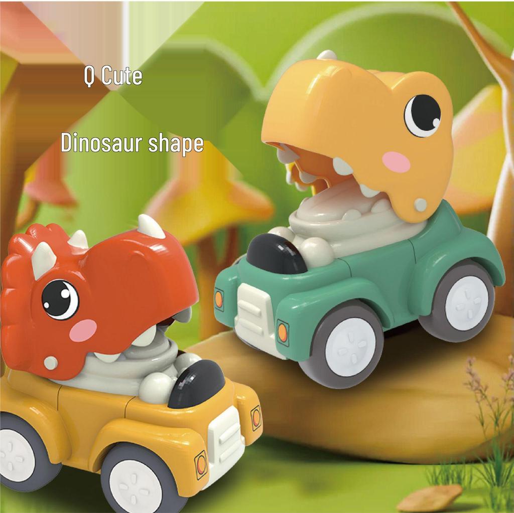 Tyrannosaurus Rex Pull-Back Toy Car for Kids