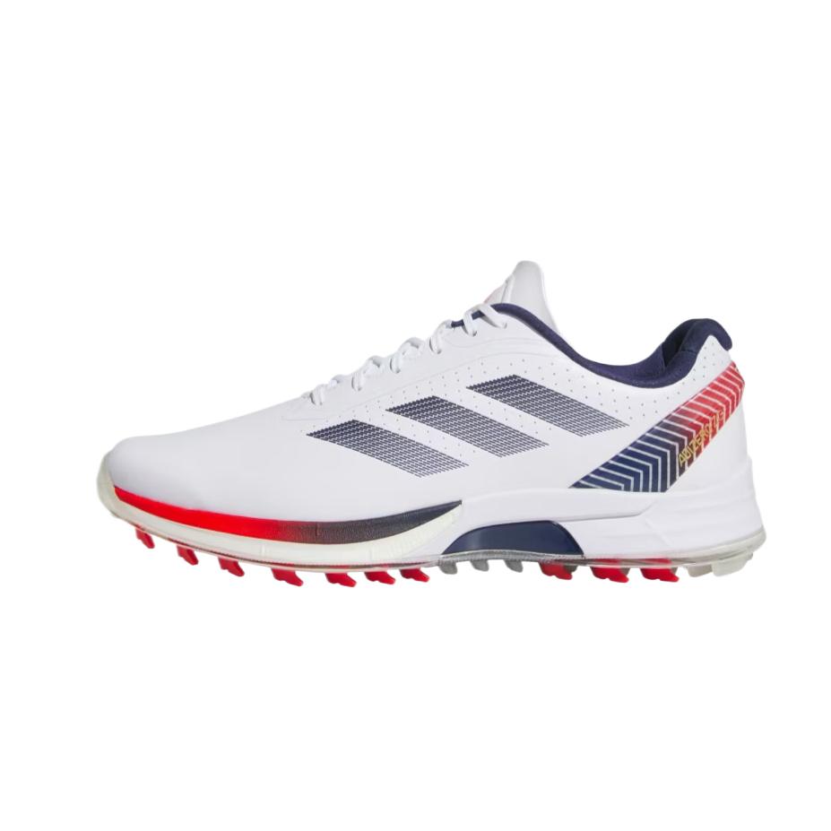 Adidas Adizero ZG Spikeless Golf Cloud White Blue Red Men Sneakers Dark-Blue JS1898