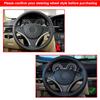 For BMW E82 E87 120i 130i E90 320i 325i 335i 2008-2013 X1 E84 2011 Perforated Leather Car Interior Steering Wheel Cover Trim