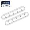 1/2pcs Silicone USB Cable Organizer Cable Winder Desktop Tidy Management Clips Cable Holder for Mouse Headphone Wire Organizer