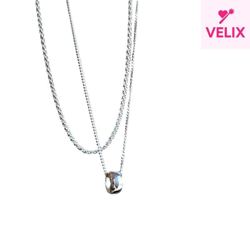 Autumn Winter Simple Double Layer Ring Sweater Chain 2026 New Niche Light Luxury Premium Daily Wear Neck Chain