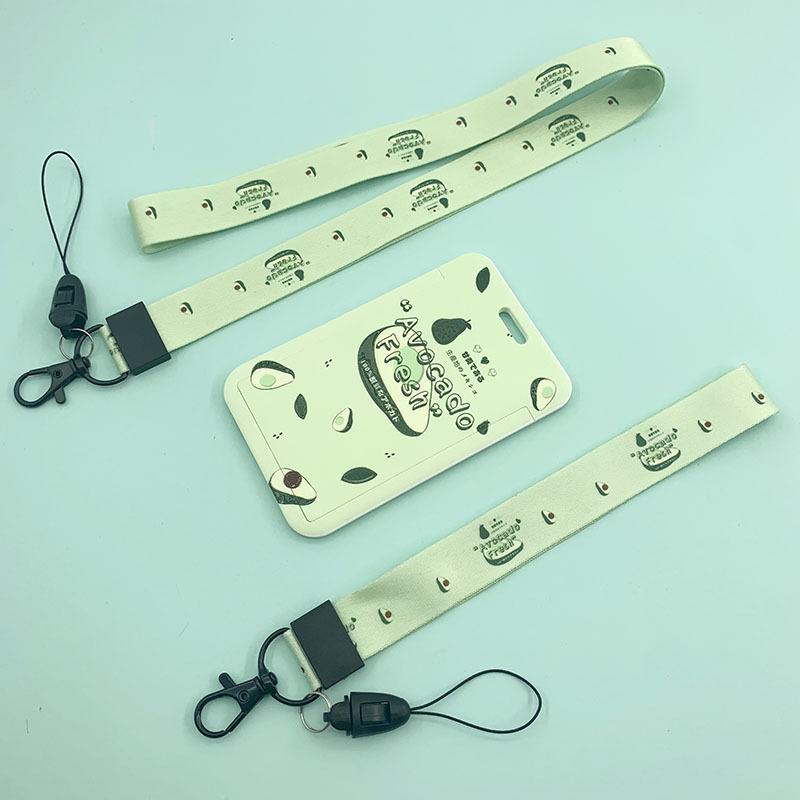 Fruit Card Holder, Cute Cartoon Card Holder, Student Campus Access Transfer Lanyard Card Holder, Applicable To Meal Card Bus Card Metro Card Bank Card